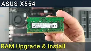 Обновление и установка оперативной памяти Asus X554
