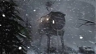 BRUTAL ALASKAN WINTER with EXTREME COLD and blizzard for sleeping. SEVERE WINTER STORM 2025