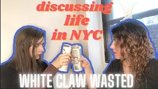 nyc vlog | TRYING WHITE CLAW FOR THE FIRST TIME