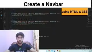 Create a Navbar using HTML and CSS | html & css tutorial