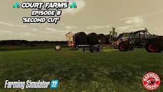 🚜Court Farms Episode 8 🚜'Second Cut' #fs22mod #fs22 #fs22timelapse #fs22shorts #fs22mod #fs22mods