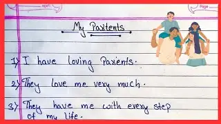 10 lines essay parents in english // Parents in english 10 lines // Essay on parents in English 