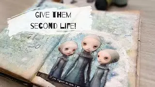C&oacute;mo darle una segunda vida a un libro antiguo con Art Journaling