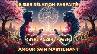 ATTIRE L'AMOUR SAIN (639Hz) 💑 Manifeste ton &Acirc;me S&oelig;ur