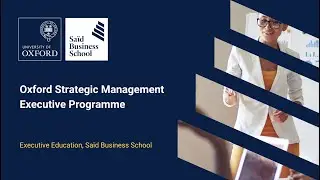 Oxford Strategic Management Executive Programme