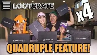 LOOT CRATE Super Family Unboxing! 4 Times the Surprises!