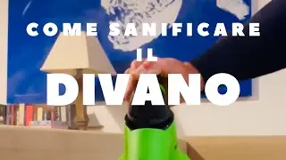 Come sanificare un divano senza l&rsquo;utilizzo di prodotti chimici 🍃 #pulirefacile #cleaning #pulizia