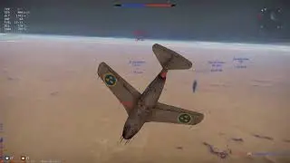 War Thunder Saab J29D Dogfighting