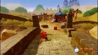 Crash Bandicoot 3: Warped - Toad Village - Time Trial 23:85 (World Record)