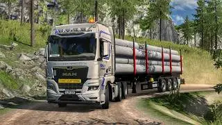 Extereme Mountain offroad In Norway | MAN TGX 640 | #ets2 1.50