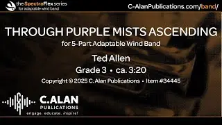 Through Purple Mists Ascending (5-Part Flex Band Grade 3) - Ted Allen