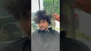 How to cut an Afro mullet! What a makeover! #drycutting #afrohair