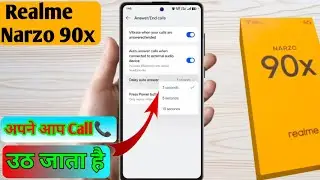 realme narzo 90x auto call receive, realme narzo 90x automatic answer call