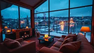 Escape the Cold: This Winter Jazz Cabin Fireplace Changed My Focus S1