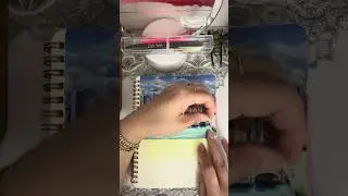 Relaxing scrapbooking ✂️Subscribe for more ideas 💕#scrapbooking #craftwithdalia #journaling #shorts