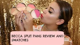 NEW BECCA X JACLYN HILL SPLIT PANS | REVIEW & SWATCHES