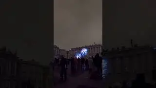 The Daughter of Baikal Projection Palace Square #explore #night #art #travel #street #animation #3d