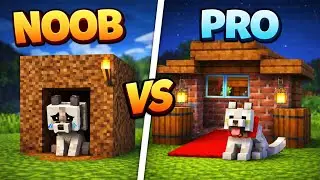Minecraft Noob vs Pro Dog House 🐕 | Which One is Better?