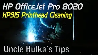 HP OfficeJet Pro 8020 Printing Problems – HP915XL Printhead Clean
