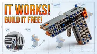 How to build Working LEGO mini pistol assembling