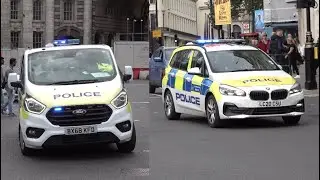 Metropolitan Police / 2018 Ford Transit Custom & BMW 218I / Incident Response Vehicles / Responding