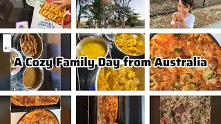 A Silent Family Day in Australia: Grocery, Cooking & Park!  # silent vlog# banglavlog 