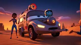 Low-Poly Toon Desert Chase: Nova&rsquo;s Caravan Adventure