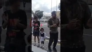 Pancartazo en Valera en apoyo al presidente Nicol&aacute;s Maduro y la primera dama Cilia Flores