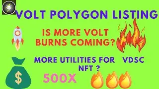 VOLT INU NEWS | VOLT INU BATTLE ROYALE GAME | VOLT INU POLYGON LISTING