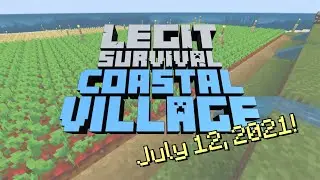 Coastal Village | Legit Survival #minecraftmaps