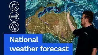 National Weather Forecast: Hot for SE inland, showers and storms across the north