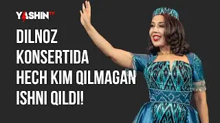 Dilnoz konsertida hech kim qilmagan ishni qildi Sahnadagi kelin salom!