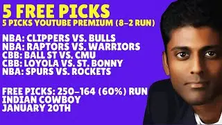 Tuesday NBA Basketball Picks Predictions & Best Bets 01/20/2026 Indian Cowboy Picks Predictions