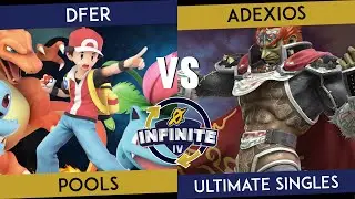 INFINITE 4 - Dfer (P.Trainer) VS Adexios (Ganondorf) - Smash Ultimate Pools