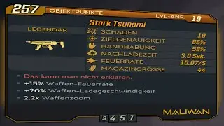 Borderlands 3: Stark Tsunami - Legend&auml;res SMG Drop [Boss//Katagawa Ball]