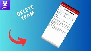 how to delete yahoo fantasy team