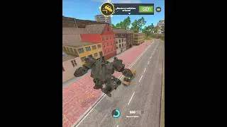 Rope Hero Vice Town (Transformer Tank Robot Fight Police) Panther Rope Hero in Vice Town #shorts