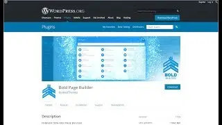 Bold Page Builder Tutorial - Drag&Drop, Preview from Backend, Edit from Frontend