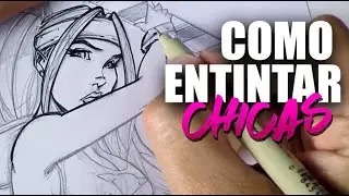 Como entintar personajes femeninos para cómics