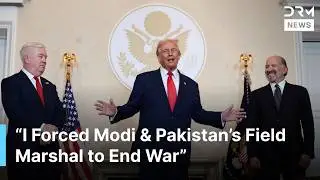 Trump Says Modi and Pakistan&rsquo;s Field Marshal &lsquo;Forced to End War&rsquo; After U.S. Warning | AC1G