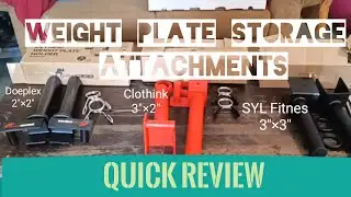 WEIGHT PLATE Storage Attachments&ndash;DOEPLEX, CLOTHINK, SYL Fitness&mdash;Which one will fit my Rack?