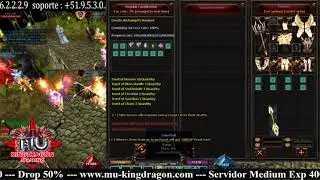 Mu Online! *Creando Arma Blessed Divine of Archangel * 🔥⚔Mu Kingdragon S6 Ep19⚔Gaion Domingos⚔🔥