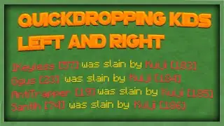 Quickdropping kids left and right | Minecraft HCF