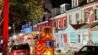 2-Alarm fire damages Northwest Reading row home