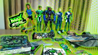 SUPER UNBOXING de BONECOS do MAX STEEL (Troca com @AlbedoUltimate)