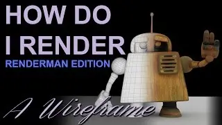 How Do I Render: A Wireframe (Renderman & Maya)
