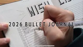 2026年のバレットジャーナルセットアップ/WISH LISTも書いてみた
