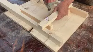 Easy And Effective Woodworking Ideas // How To Make A Simple Folding Chair To Save Space