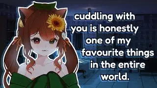 You Fell Asleep On Your Girlfriend's Chest 💙 (F4A) [Wholesome] [Kisses] [Whispers] [Sleep Aid]