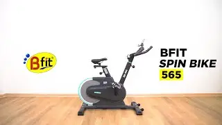 Bfit Spin Bike 565 - Smooth Seamless Magnetic Cardio with Zwift & Kinomap Compatibility